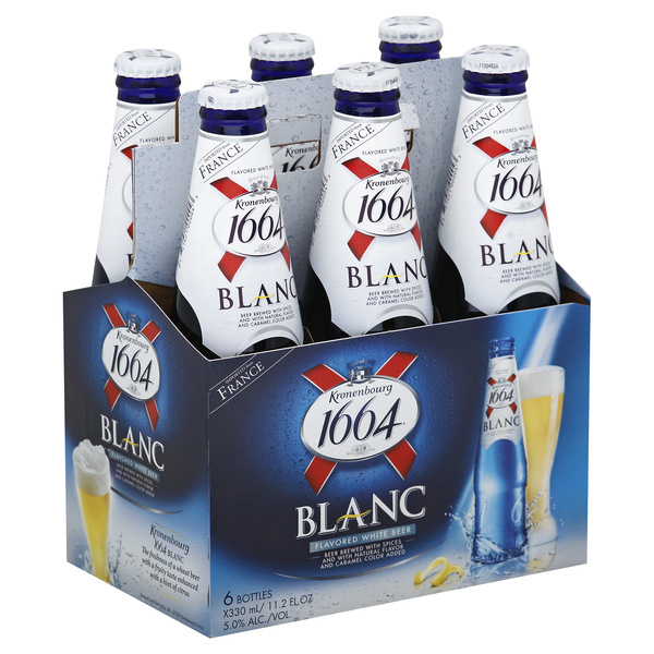 Kronenbourg 1664 Blanc Flavored White Beer 6Pk | Hy-Vee Aisles