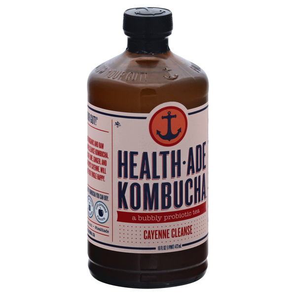 Health Ade Cayenne Cleanse Kombucha 16 oz | Hy-Vee Aisles Online 