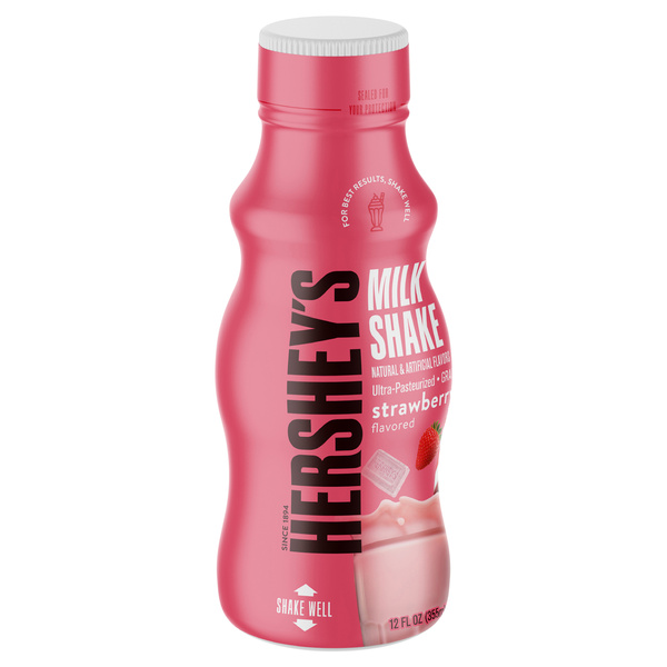 Hershey's Strawberry Flavored Milk Shake 12 fl oz | Hy-Vee Aisles