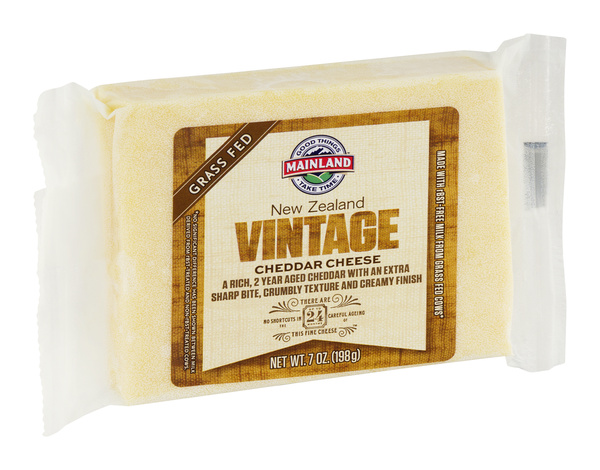 Mainland Grass Fed New Zealand Vintage Cheddar Cheese | Hy-Vee