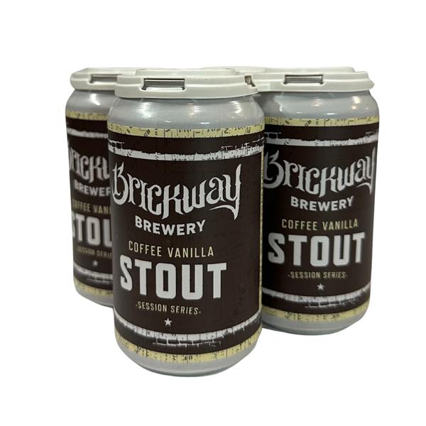 Omaha's Brickway Brewery, Session Series Coffee Vanilla Stout 6Pk