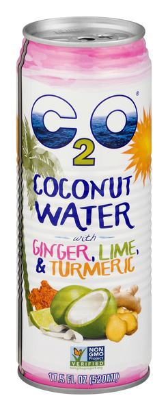 C2O Coconut Water, With Ginger, Lime, & Turmeric | Hy-Vee Aisles