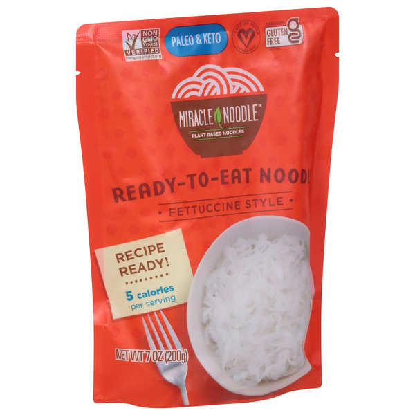 Miracle Noodle, Ready-To-Eat, Fettuccine Style | Hy-Vee Aisles