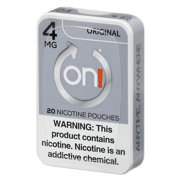 onn tobacco pouch on! Nicotine Pouches It is a relatively new category of nicotine products and On On! Nicotine Pouches, Original, 4