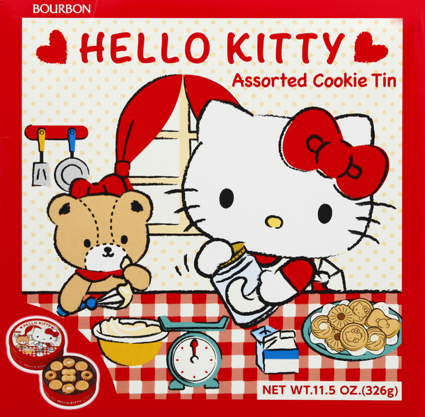 Bourbon Hello Kitty Assorted Cookie Tin | Hy-Vee Aisles Online