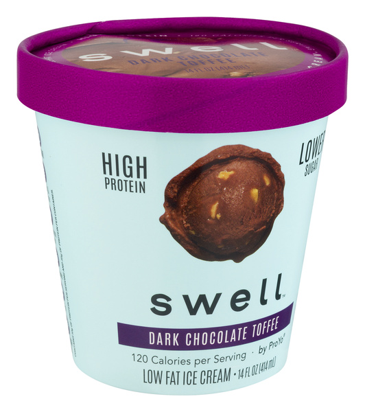 Swell Dark Chocolate Toffee High Protein Lower Sugar Low Fat Ice