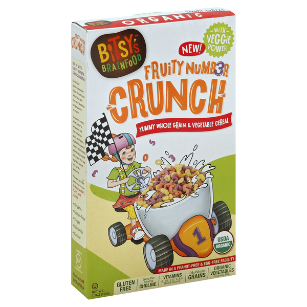 Bitsy's Brainfood Cereal, Fruity & Veggie 1,2,3 | Hy-Vee Aisles