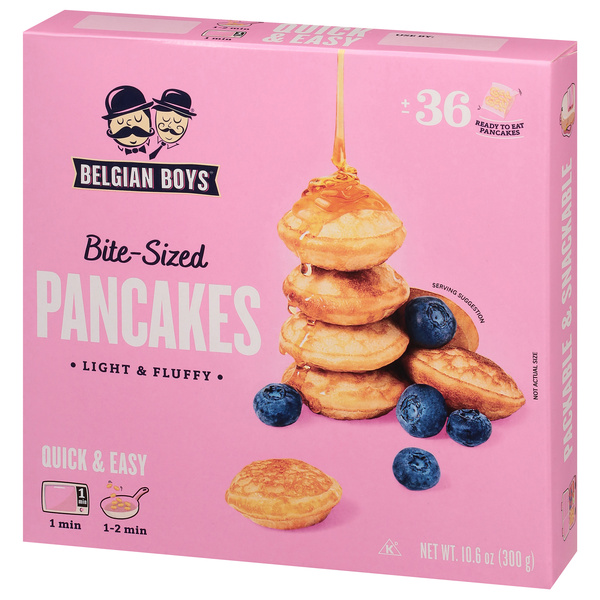 Belgian Boys Bite-Sized Pancakes, 36Ct | Hy-Vee Aisles Online