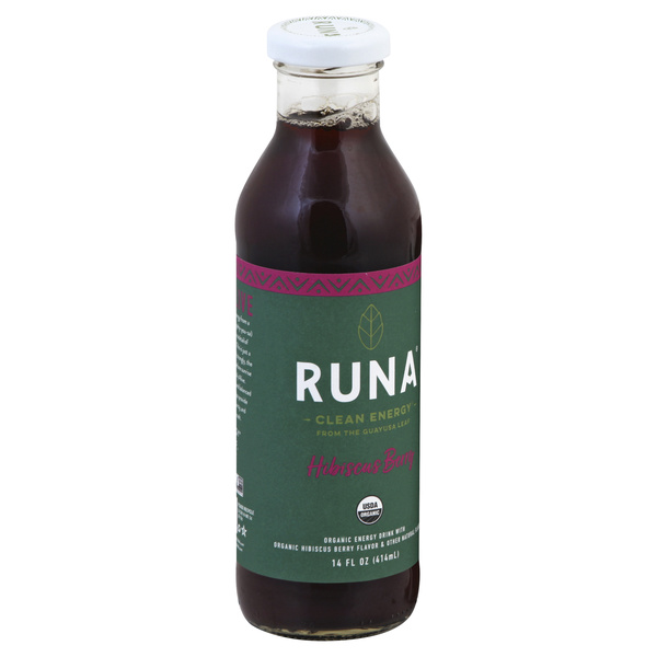 Runa Clean Energy Guayusa Beverage Hibiscus Berry | Hy-Vee Aisles