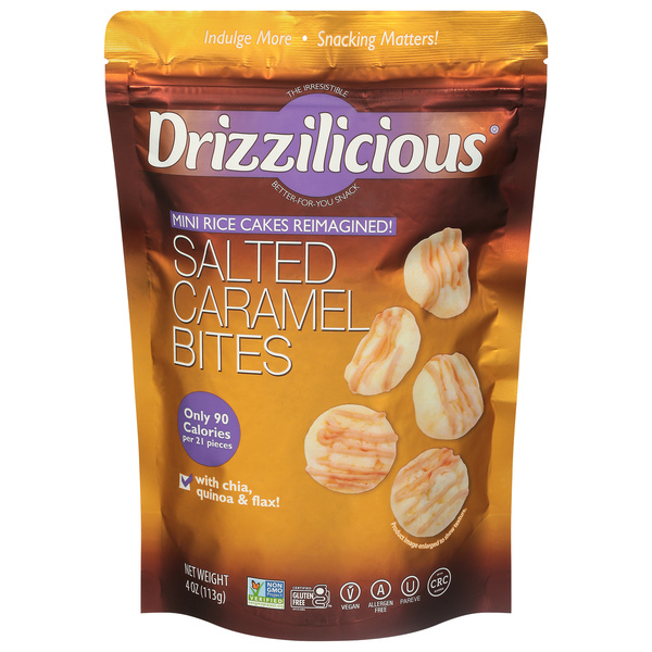 Drizzilicious Salted Caramel Bites Mini Rice Cakes | Hy-Vee Aisles