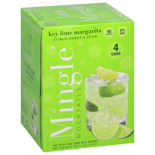 Mingle Mocktails, Key Lime Margarita, 4Pk | Hy-Vee Aisles Online
