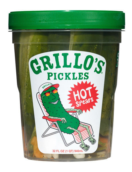 Grillo's Pickles Spears, Classic Dill, Hot | Hy-Vee Aisles Online