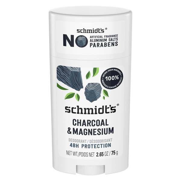 Schmidt's Charcoal + Magnesium Natural Deodorant | Hy-Vee Aisles