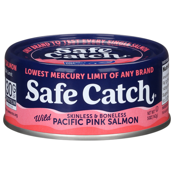 Safe Catch Pacific Pink Salmon, Skinless & Boneless, Wild | Hy-Vee