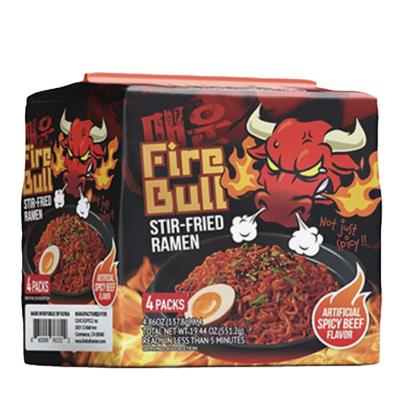 ザイフェン　ウルブリヒト　舌だし坊や Fire Bull Stir Fried Ramen 4pk | Hy-Vee Aisles Online Grocery Shopping