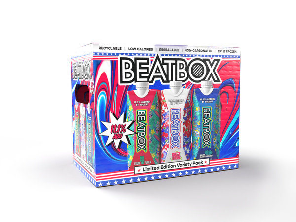 Beatbox Party Box, Red, White, And Blue Variety Pack, 6Pk | Hy-Vee