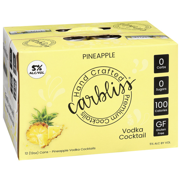 Carbliss Pineapple 12 Pack | Hy-Vee Aisles Online Grocery Shopping