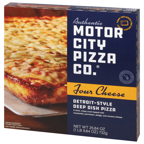 MICRODIET クワトロチーズ 1箱7食入り Motor City Pizza, Detroit-Style Deep Dish, Four Cheese | Hy-Vee