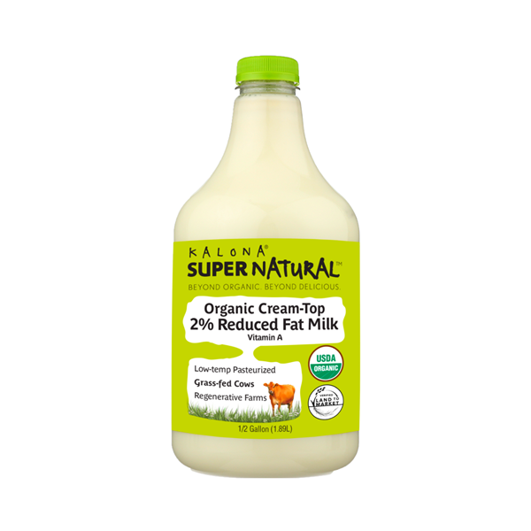 Kalona SuperNatural Organic 2% Milk, Grass-fed Cows | Hy-Vee