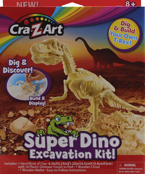 Cra-Z-Art Excavation Kit, Super Dino 8+ | Hy-Vee Aisles Online