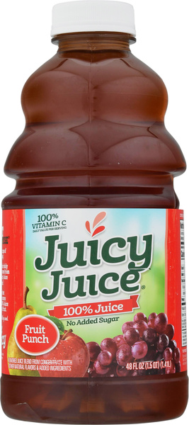 Juicy Juice Fruit Punch 100% Juice 48 fl oz | Hy-Vee Aisles Online