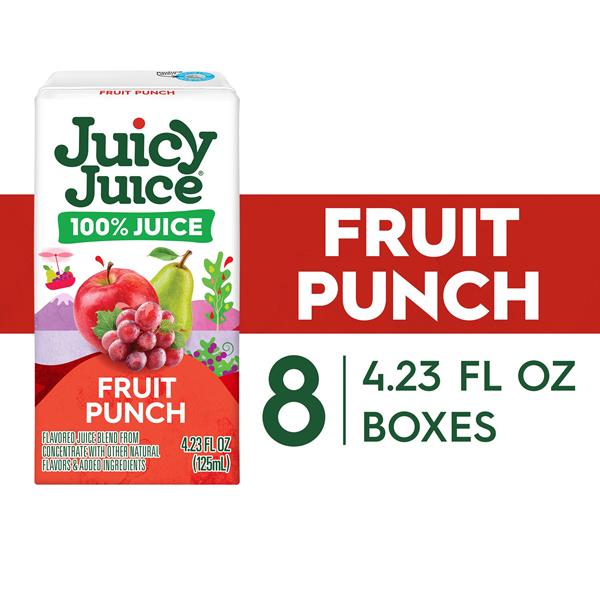 Juice=Juice バーイベ③ Juicy Juice 100% Juice, Fruit Punch, 8 Count | Hy-Vee Aisles