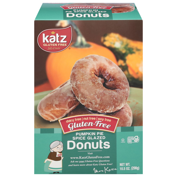 Katz Gluten Free Pumpkin Pie Spice Glazed Donuts 10.5 oz | Hy-Vee