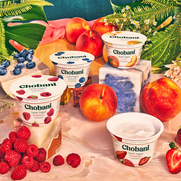 Chobani Non-Fat Greek Yogurt Blueberry on the Bottom 5.3oz | Hy