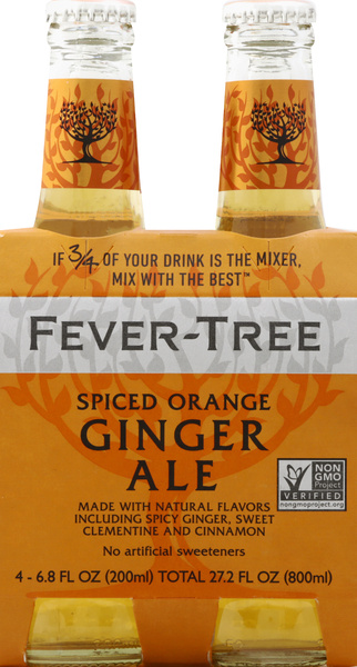 Fever-Tree Spiced Orange Ginger Ale 4Pk | Hy-Vee Aisles Online