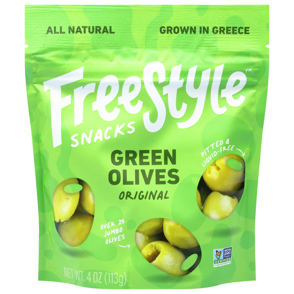 FreeStyle Snacks Original Green Olives | Hy-Vee Aisles Online
